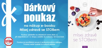 Dárková poukázka e-book Mlsej zdravě se STOBem
