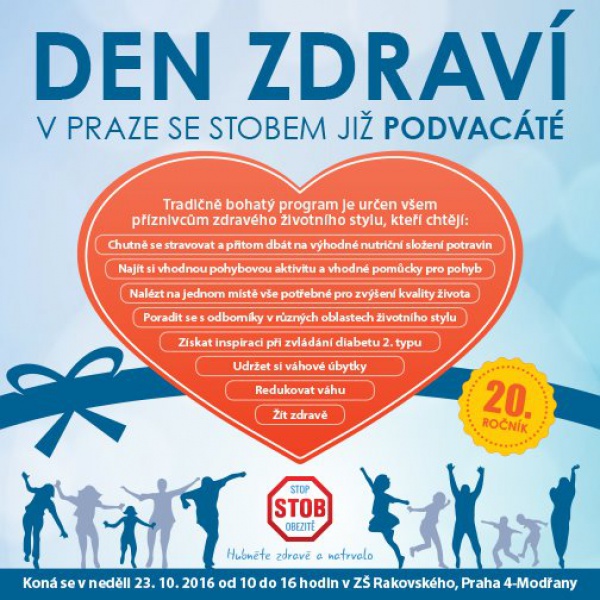 Užijte si neděli se STOBem na Dni zdraví 2016! Užijte si neděli se STOBem na Dni zdraví 2016!