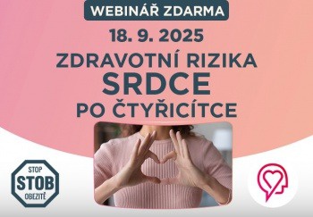 Webinář ZDARMA Zdravotní rizika srdce po čtyřicítce